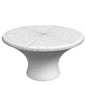 Woven rope round coffee table - Столы - 3D модель - фото 6