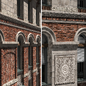 brick building2 - Здание - 3D модель - фото 4