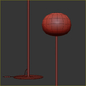 Nordlux Alton Glass Globe Floor Lamp - Торшеры - 3D модель - фото 3