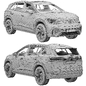 Volkswagen ID6 CROZZ 2022 - Наземный транспорт - 3D модель - фото 5