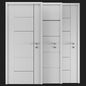 Modern Door set 01 - Двери - 3D модель - фото 6