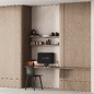 218 office furniture 05 workplace 01 minimal scandi 4 options - Офисная мебель - 3D модель - фото 6