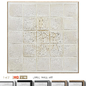 Ninos Mid-Century Beige Textural Wall Art C-636 - Багеты - 3D модель