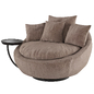 Benjara Upholstered Swivel Lounge Chair - Кресла - 3D модель - фото 3