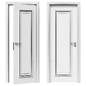 Межкомнатная дверь PRIMA PU Bianco R - Двери - 3D модель - фото 2