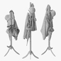 Coat Rack 8 Standing - Одежда и обувь - 3D модель - фото 5