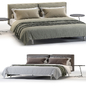 Flexform este Bed No.2 - Кровати - 3D модель