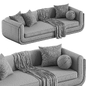 Matteo sofa RH - Диваны - 3D модель - фото 4