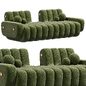 21st Century Dakota Sofa Armrest Aged Brushed Brass Nobuck - Диваны - 3D модель - фото 2