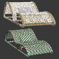 Flora chaise lounge FL4 / Шезлонг из ротанга - Другая мягкая мебель - 3D модель - фото 3
