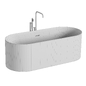 Oval bathtub By Copenhagen Bath SQ1 - Ванна - 3D модель - фото 3