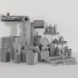 BathAccessories06 - Декор для санузла - 3D модель - фото 6