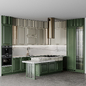 kitchen Neoclassic228 - Кухни - 3D модель - фото 2