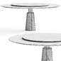 Poltrona Frau Mesa Due Dining Table - Столы - 3D модель - фото 2