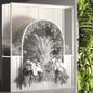 Metal Box on stand_Indoor Plant Set 110 Marble Box Vase - Комнатные - 3D модель - фото 7