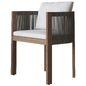 porto outdoor dining chair by west elm - Стол + стул - 3D модель - фото 5