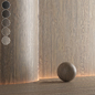 Wood material Oak 014 (Бесшовная текстура) - Дерево - 3D модель