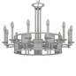 LEAD CHANDELIER - Подвесной - 3D модель - фото 2