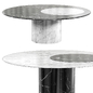 PROIEZIONI ROUND BLACK AND WHITE MARBLE - Столы - 3D модель - фото 2