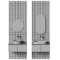 Bathroom set 48 - Мебель - 3D модель - фото 4