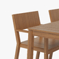 Комплект Emili table и Emili chairs от Kave Home - Стол + стул - 3D модель - фото 3