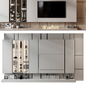 Plywood TV Shelf YTR-112 - ТВ стенка - 3D модель - фото 2