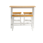 Ronin 4 Pc Set Pub Table in Espresso by Safavieh - Стол + стул - 3D модель - фото 2