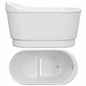 Emeigh Acrylic Freestanding Tub with Trim Kit - Ванна - 3D модель