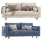 Dennes Sofa By West Elm - Диваны - 3D модель