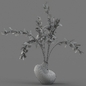 Branches in vases 20 - Букеты - 3D модель - фото 2