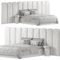 Palani Velvet Bed - Кровати - 3D модель - фото 5