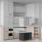 modern kitchen 23 - Кухни - 3D модель - фото 6