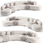 LOLA Sofa Vao Curved Sofa 02 By Artipieces - Диваны - 3D модель - фото 5