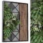 indoor wall  metal shelf- Set 1160 - Фитостены - 3D модель