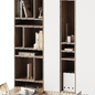 Workplace area with wooden cabinets and shelves - Офисная мебель - 3D модель - фото 3