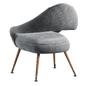 LETIZIA Fabric easy chair By Poltrona Frau - Кресла - 3D модель - фото 3