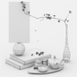 Decorative Set Serenity - Декоративный набор - 3D модель - фото 7