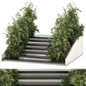 Backyard and Landscape Entrance and Exit Stairs - Set 2081 - Уличные - 3D модель