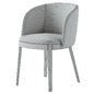 Alina armchair & Alina side chair - Стулья - 3D модель - фото 6