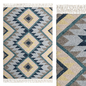 Hand Woven Kilim Zalan Blue By Benuta - Ковры - 3D модель