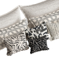 Monochrome Pillows Set - Подушки - 3D модель - фото 3
