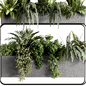 Indoorplants -shelf set117 - Комнатные - 3D модель - фото 4