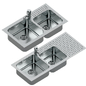 bowl built-in stainless steel sink - Мойка - 3D модель
