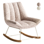 Marlina Rocking Chair by Kave Home - Кресла - 3D модель