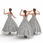 Bride 04 poses - Живые существа - 3D модель - фото 2