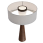 CB2 Exposior Walnut Table Lamp - Настольный - 3D модель - фото 3