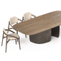 Bonaldo Mellow table, Molly Porada chair - Стол + стул - 3D модель - фото 6