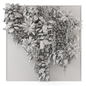 Indoor Wall Vertical Garden in Wooden Base 2626 - Фитостены - 3D модель - фото 3