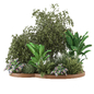 Outdoor Bush and Plants Garden_Set 0021 - Уличные - 3D модель