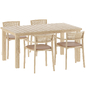 KHA 22C Chair and table - Стол + стул - 3D модель